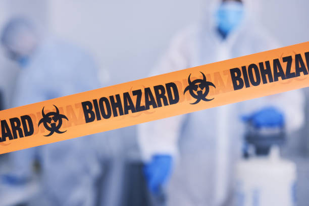 Professional Blood Cleanup technician working in Midland, PA